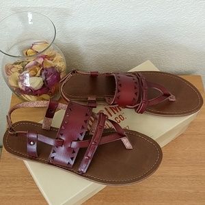 Mossimo Vegan leather sling- back sandle